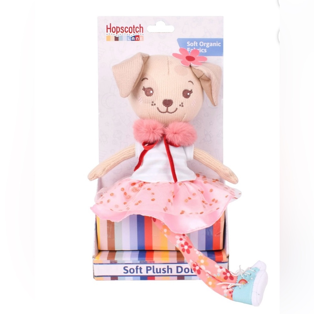 Hopscotch Lane 13-inch Soft Bodied Doll, Rosy, Ages 0+ Months